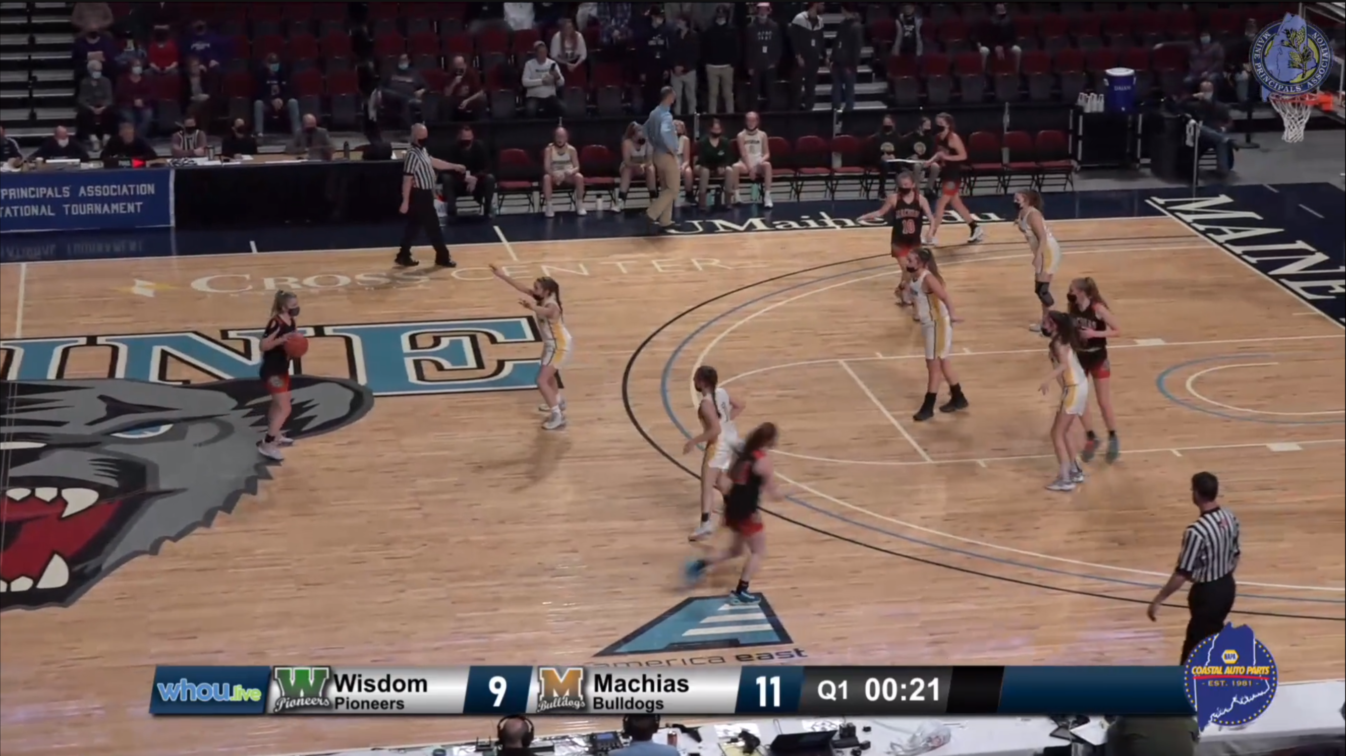 Bangor Machias vs Wisdom Girls D North Semifinal 2-24-22