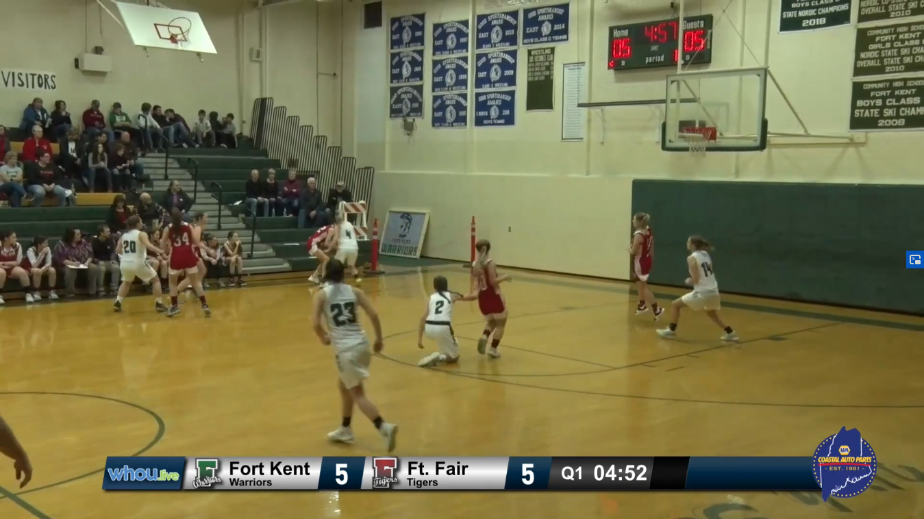 Fort Fairfield Girls at Fort Kent 12/17/19