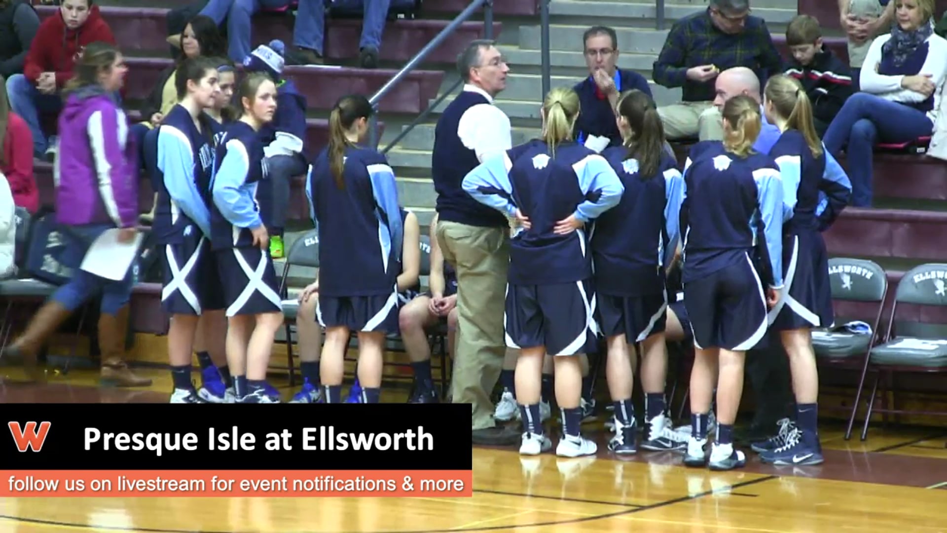 Presque Isle Girls at Ellsworth 12-31-16