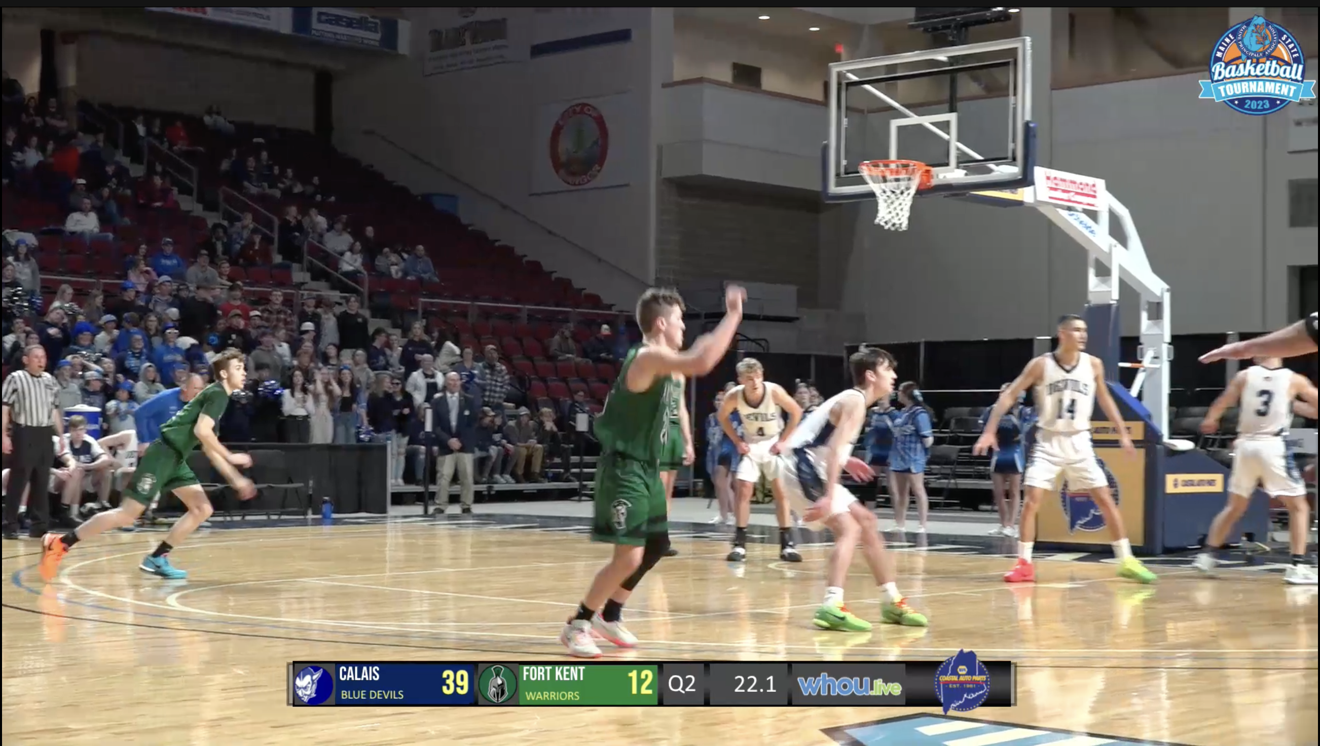 #2 Fort Kent vs. #1 Calais Boys Class C Final 2-25-23