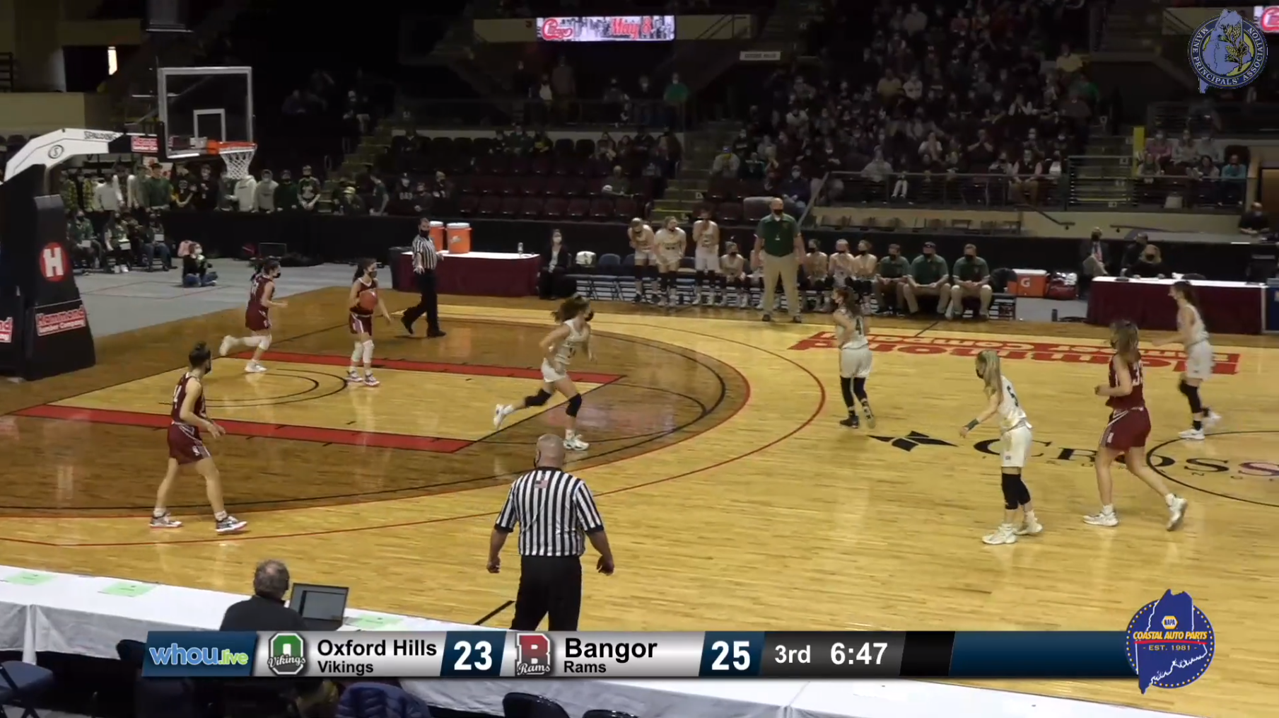 Portland Arena Bangor vs Oxford Hills Girls AA North Semifinal 2-23-22