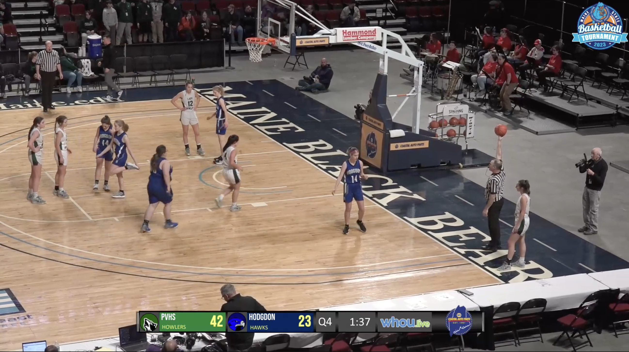 #3 Hodgdon vs #2 Penobscot Valley Girls Class C Semi-Final 2-24-23