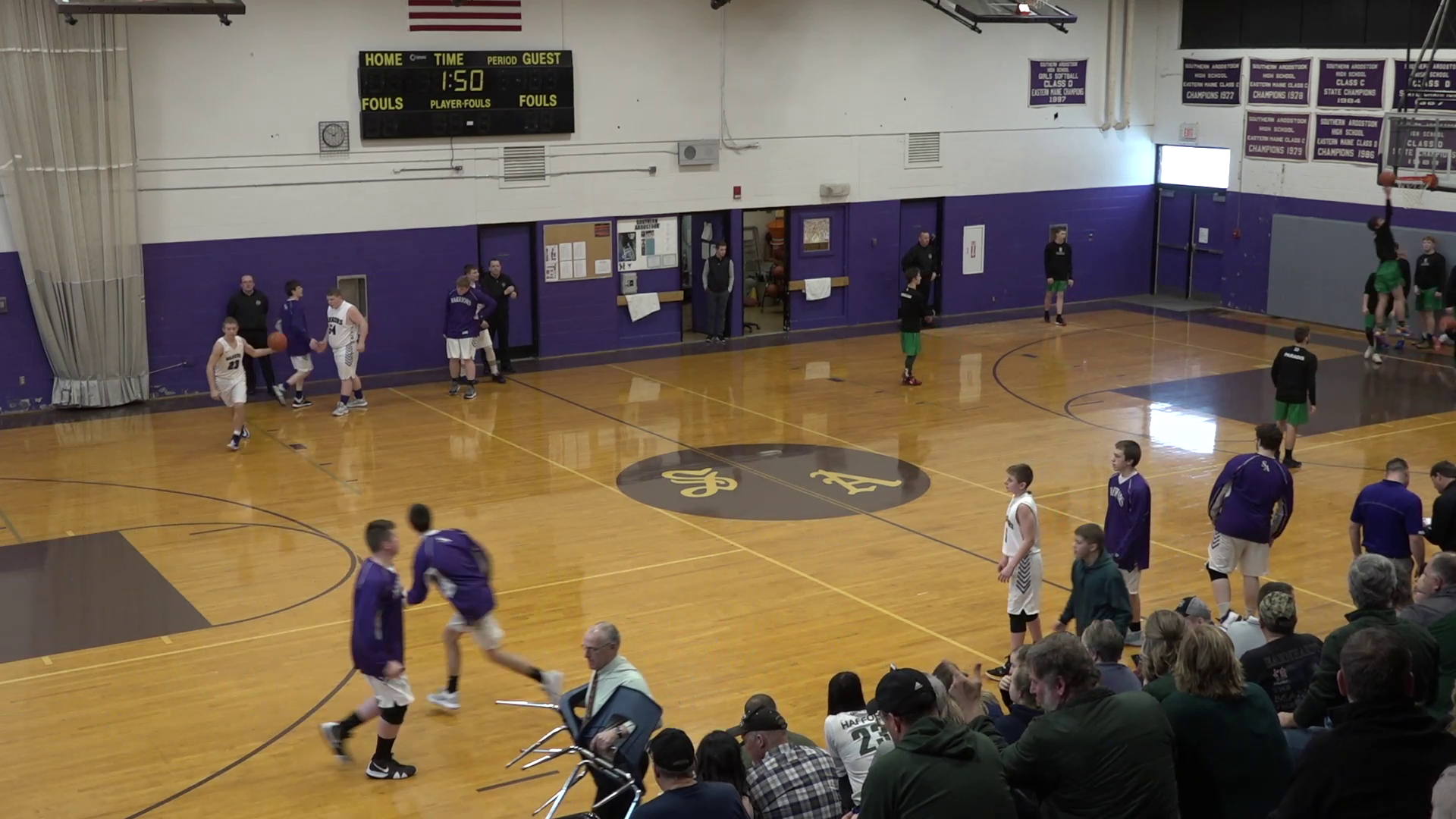 Fort Kent Boys at SACHS 1/25/20