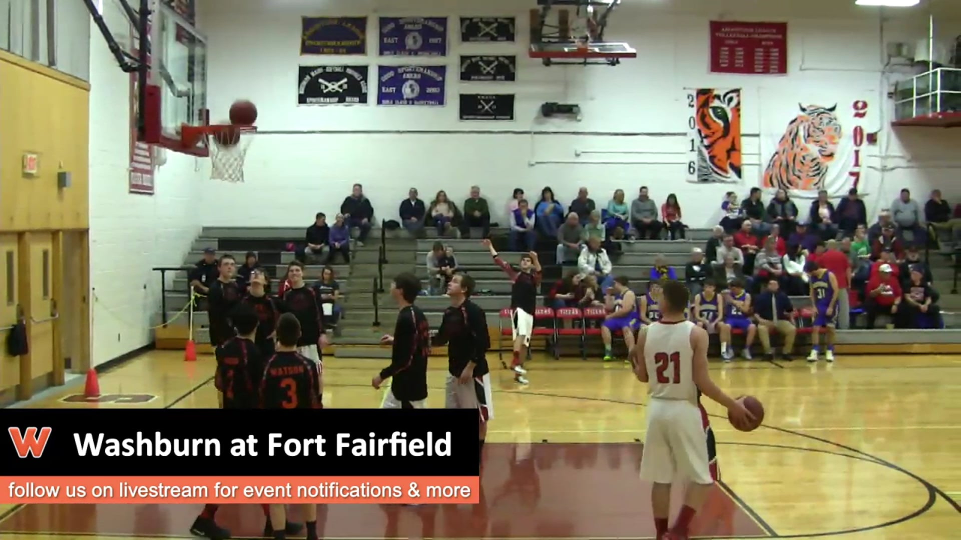 Washburn Boys at Fort Fairfield 1-17-17