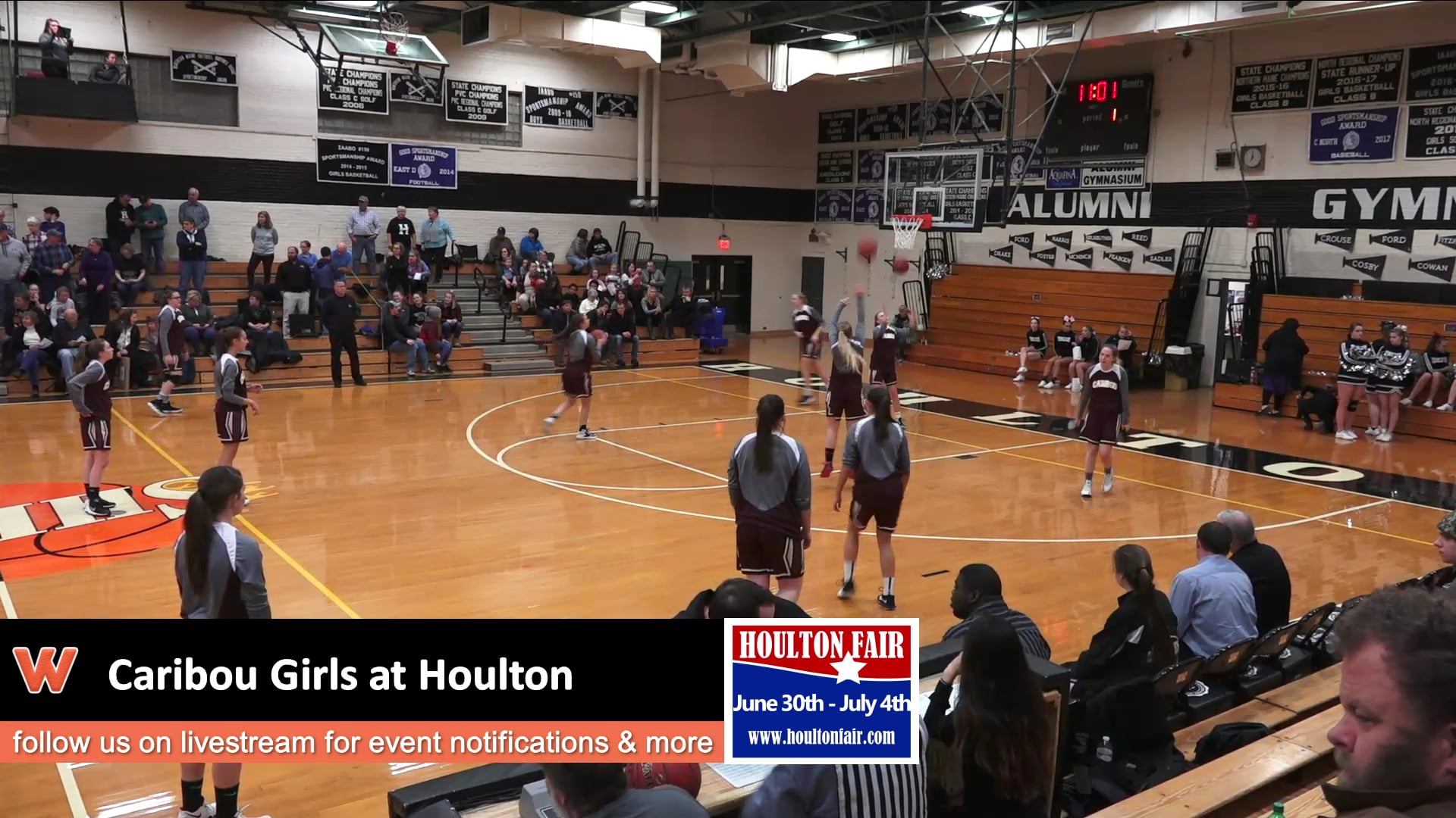 Caribou Girls at Houlton 12-19-17