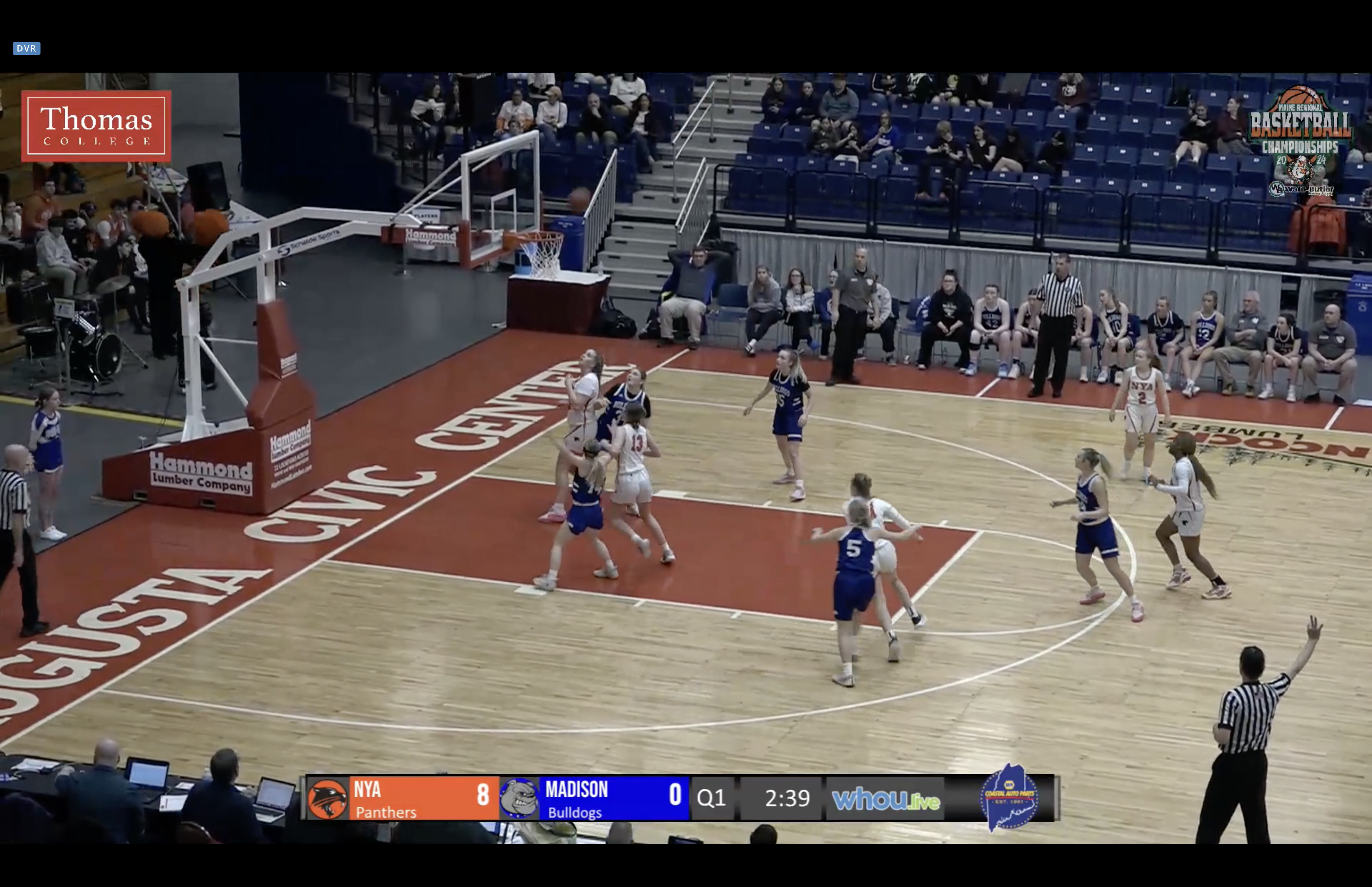 Madison at North Yarmouth Academy Girls Class C Semifinal Basketball 2-22-24