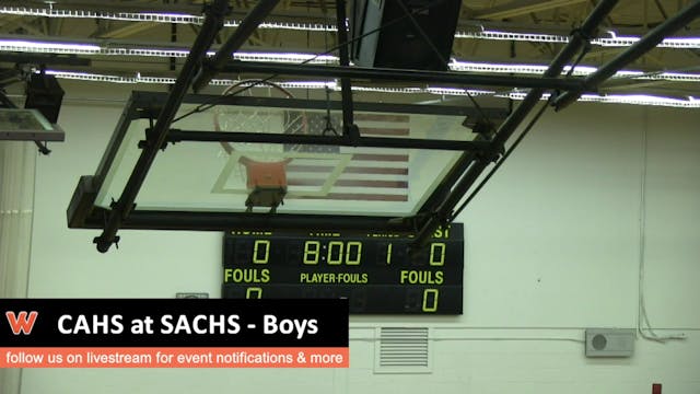 CAHS at SACHS - Boys 1-21-2016