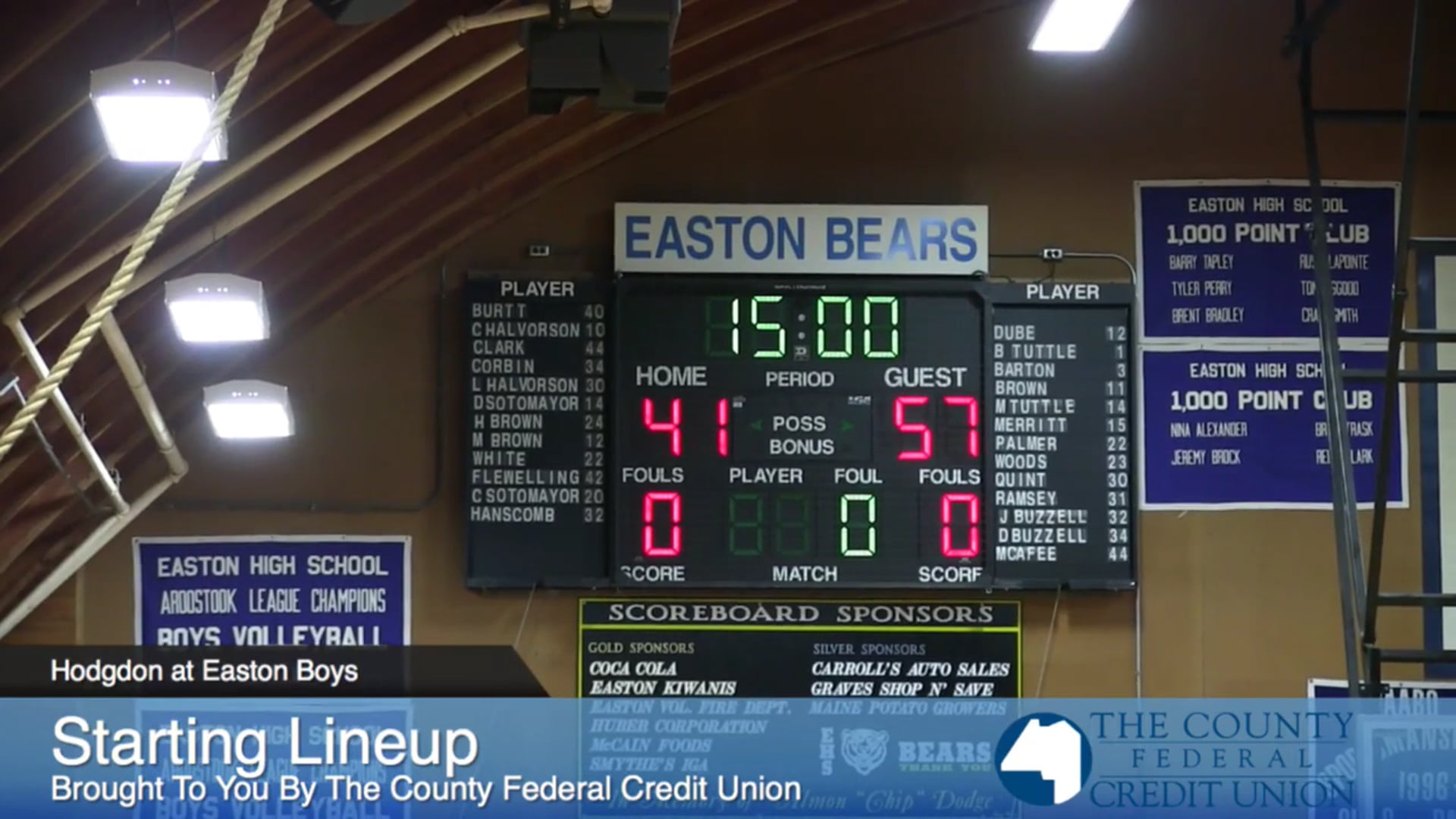 Hodgdon Boys v Easton 2014