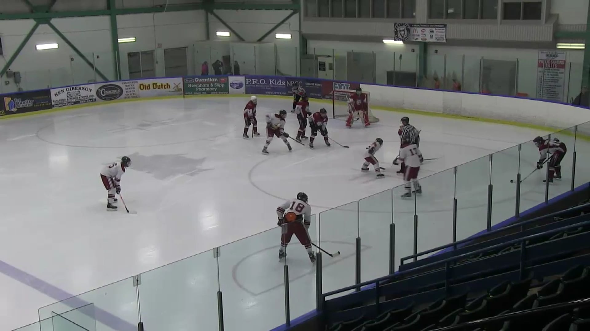 Hartland vs Woodstock Hockey