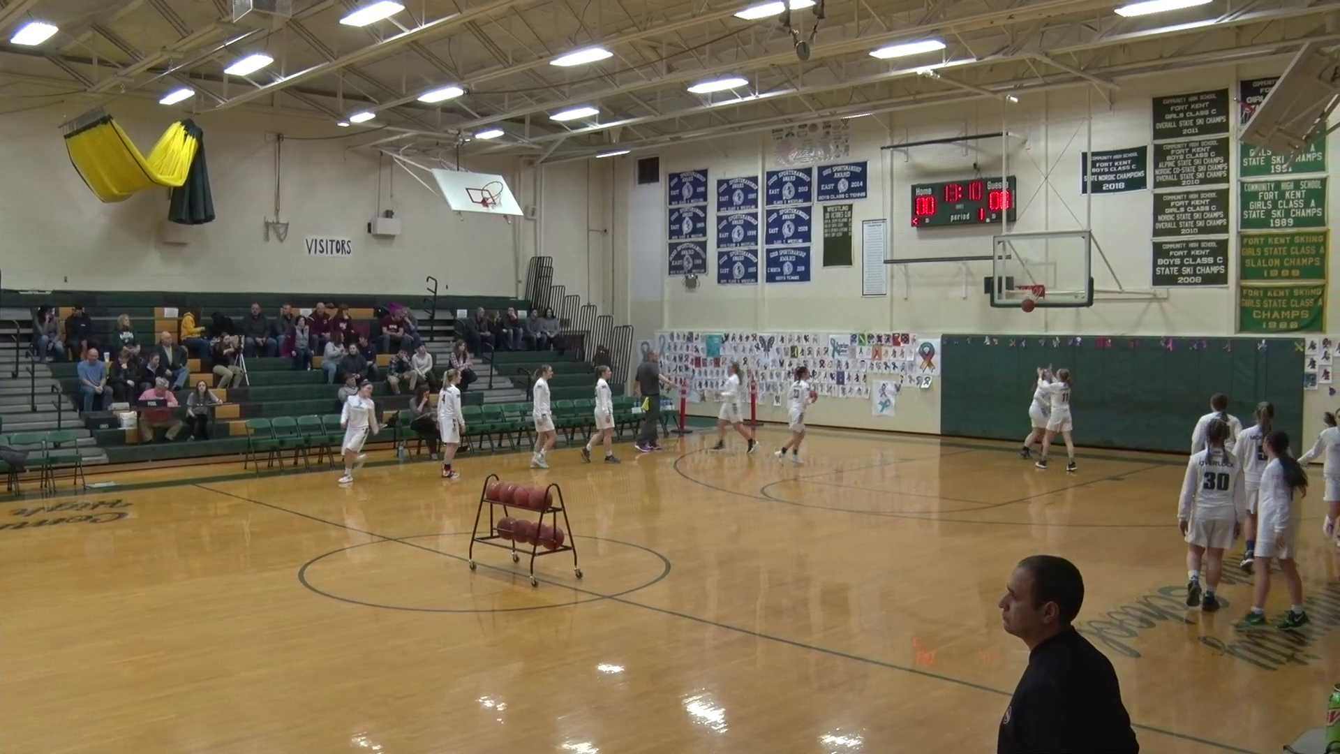 Caribou Girls at Fort Kent 1/16/20