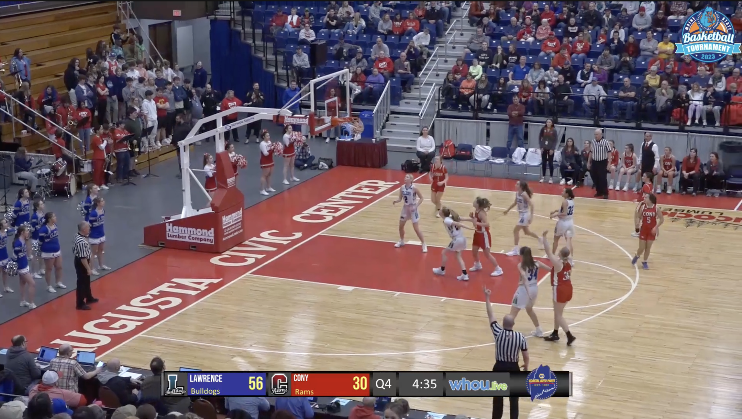 #2 Lawrence #3 Cony Girls Class A Semi-Final South 2-22-23