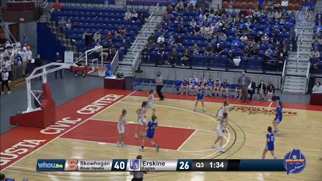 Augusta Erskine Academy vs Skowhegan Girls A North Semifinal 2-23-22