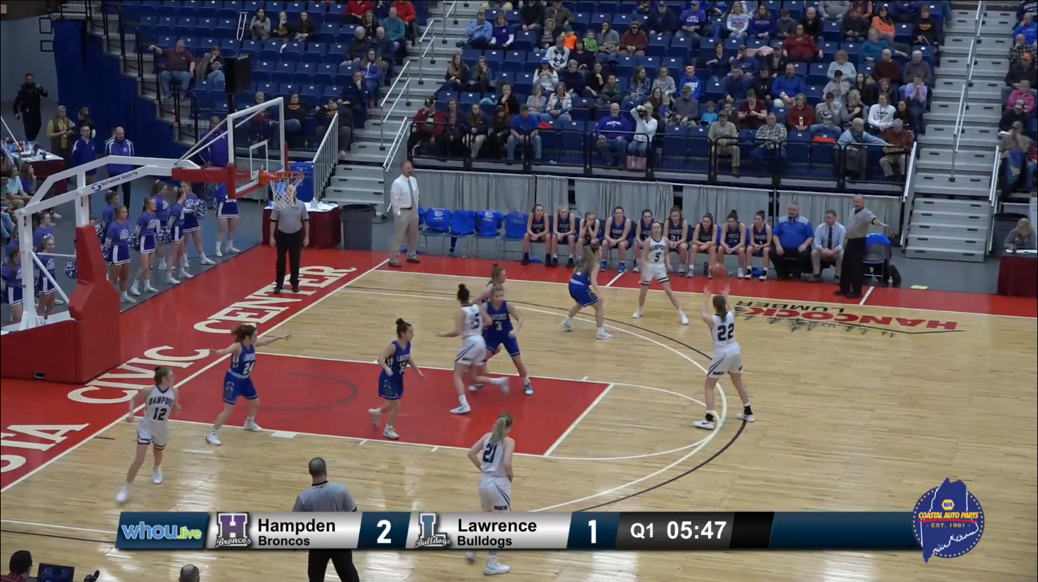 #28 Class A Girls - Hampden v Lawrence - 2/19/20