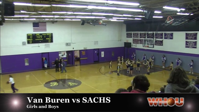 Van Buren vs SACHS Girls 1-20-14