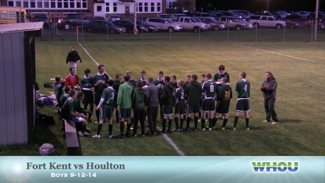 Boys Soccer Fort Kent v Houlton 9-12-14