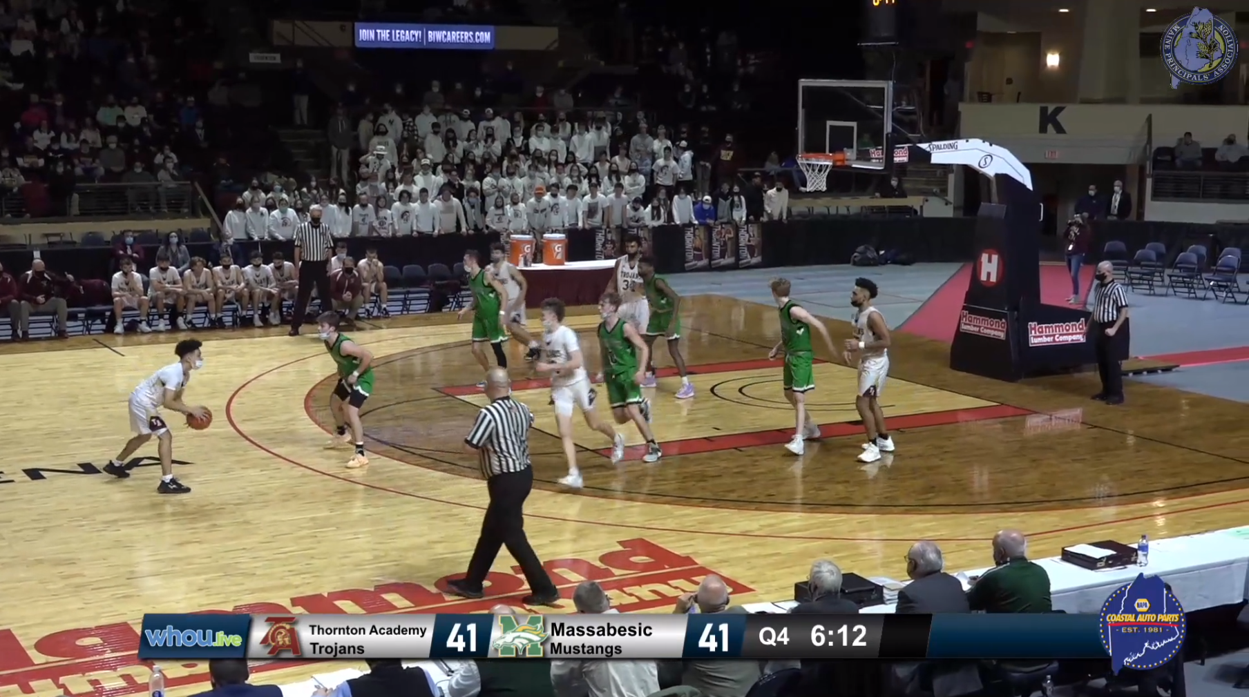 Portland Arena Massabesic vs Thornton Academy Boys AA South Semifinal 2-24-22