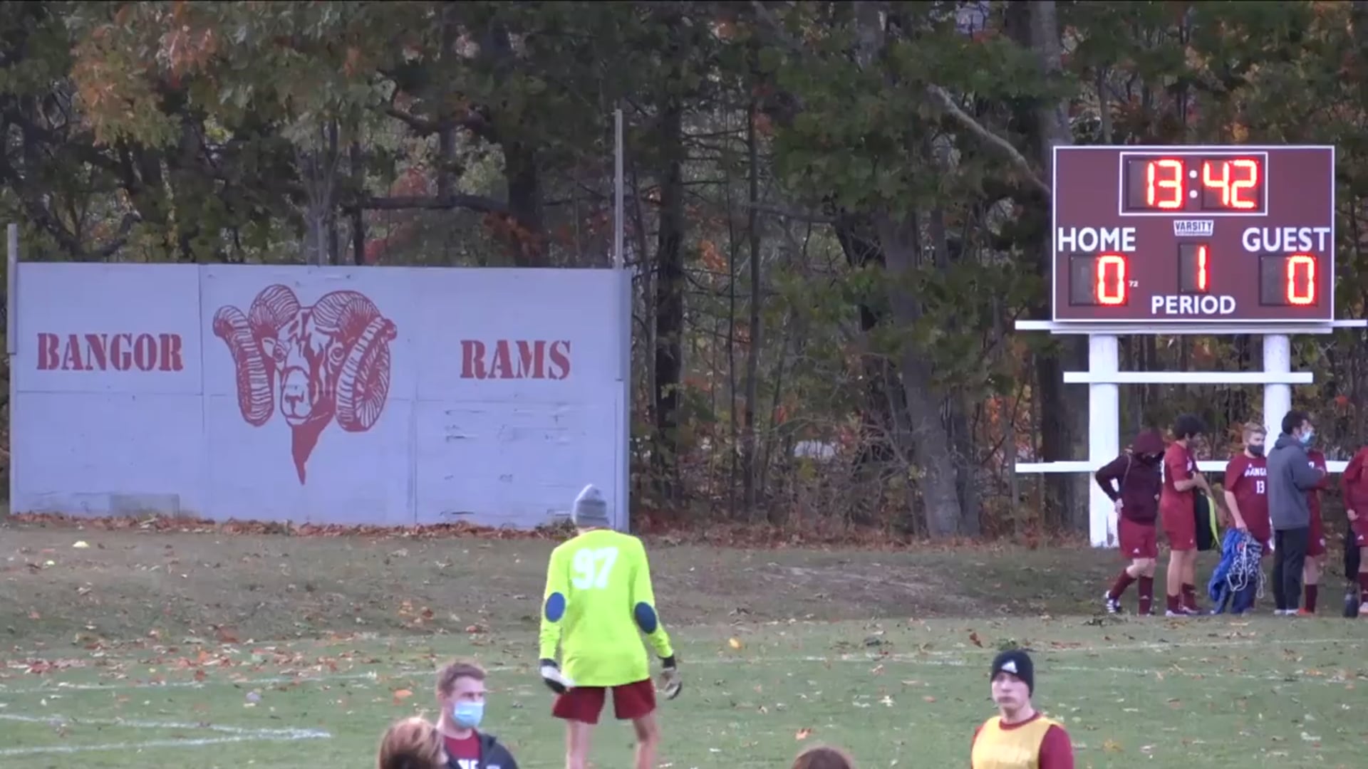 Old Town at Bangor Boys Soccer 10/8/20