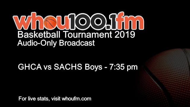 GHCA vs SACHS Boys - 7:35 pm