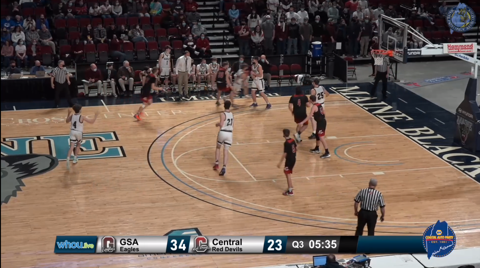 Bangor Central vs George Stevens Academy Boys C North Semifinal 2-26-22