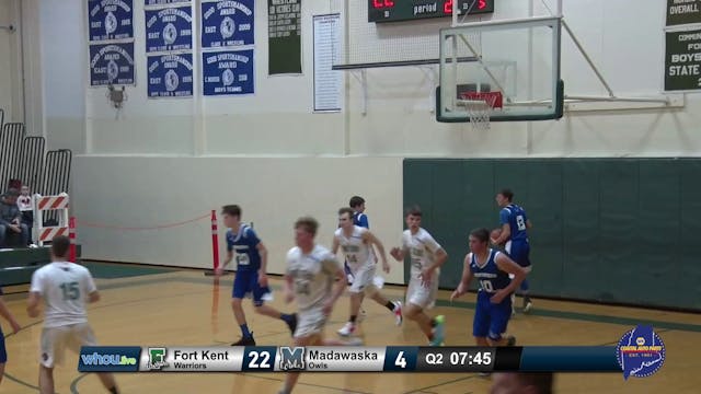 Madawaska Boys at Fort Kent 12/19/19