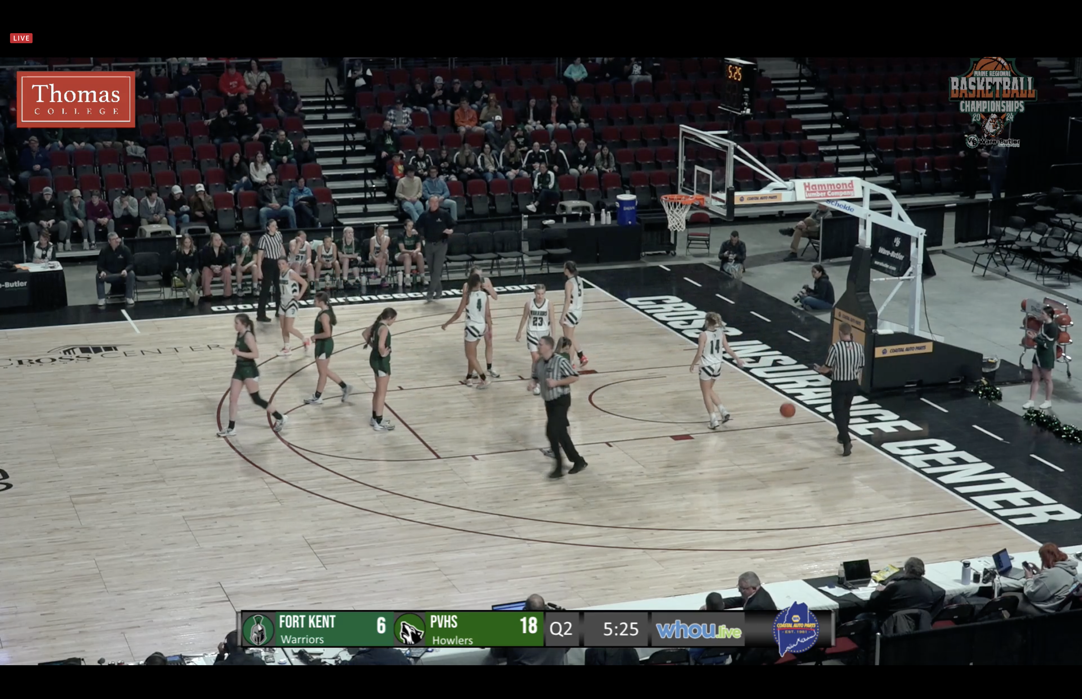 Penobscot Valley at Fort Kent Girls Class C Semifinal Basketball 2-22-24