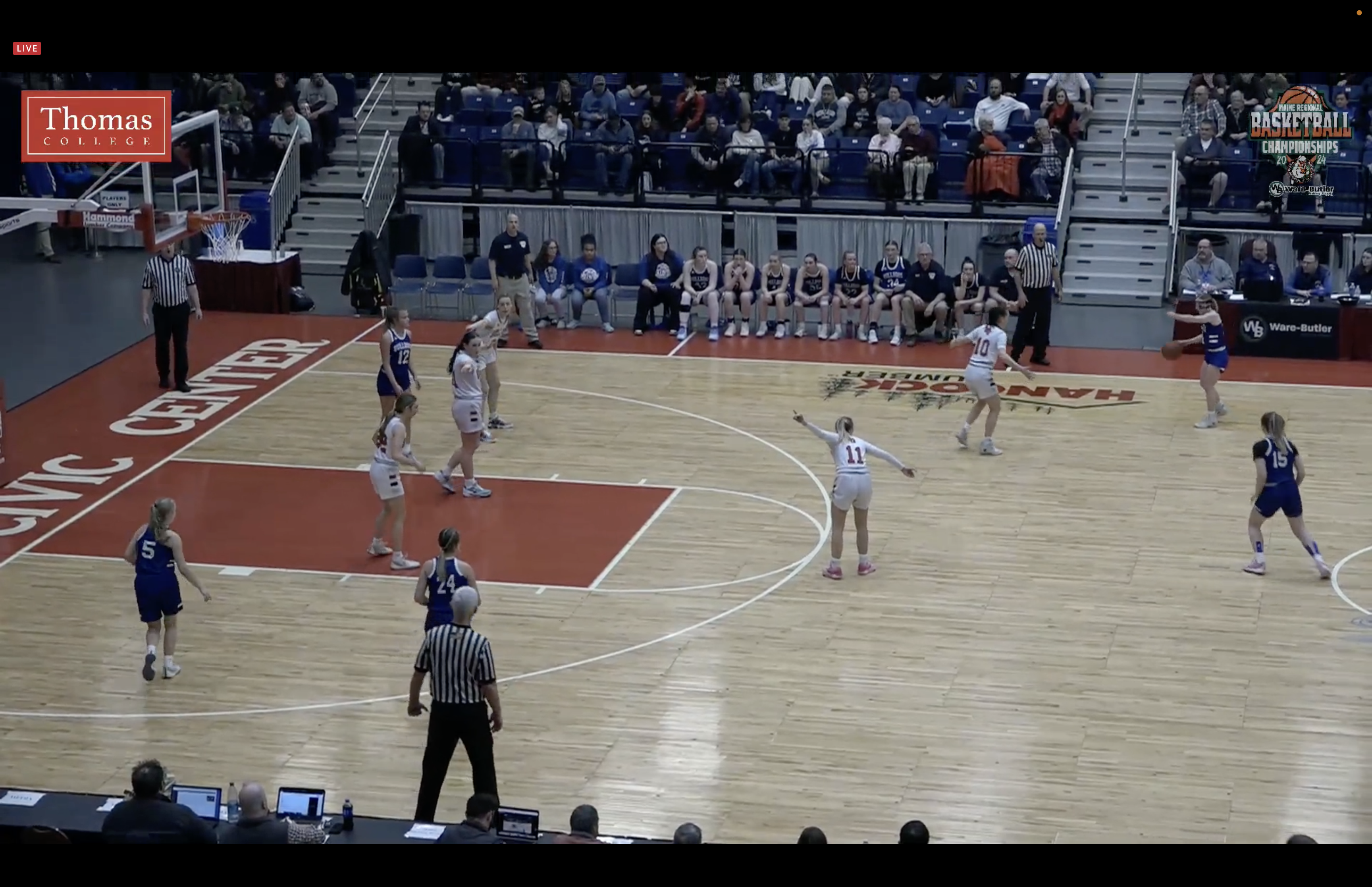 Madison at Hall-Dale Girls Class C Basketball - South Final 2-24-24