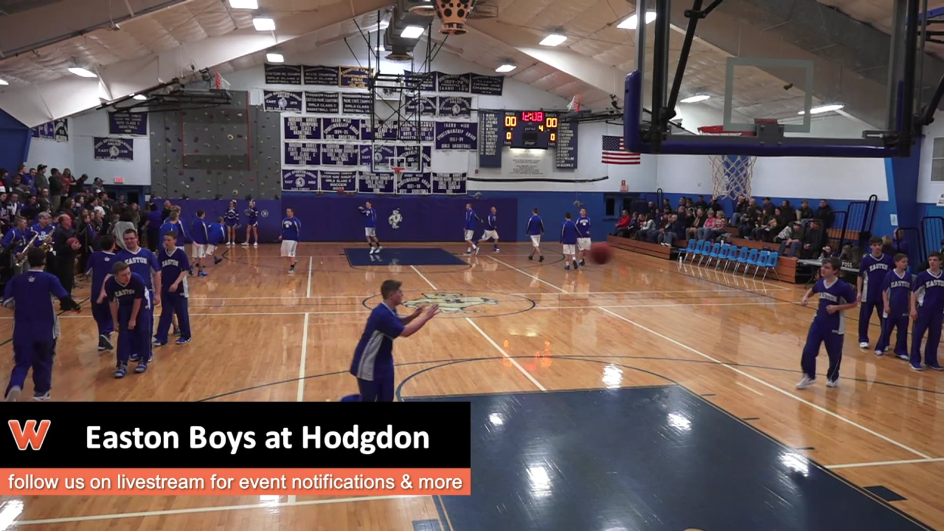 Easton Boys at Hodgdon 1-16-17