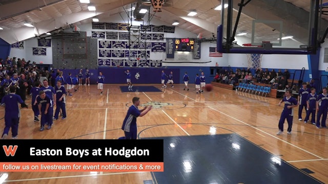 Easton Boys at Hodgdon 1-16-17