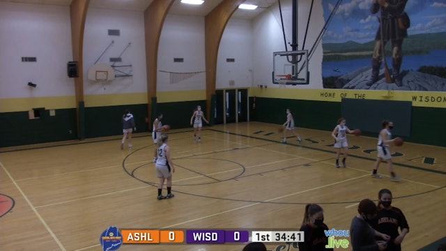 Ashland at Wisdom Girls Basketball 2-25-21