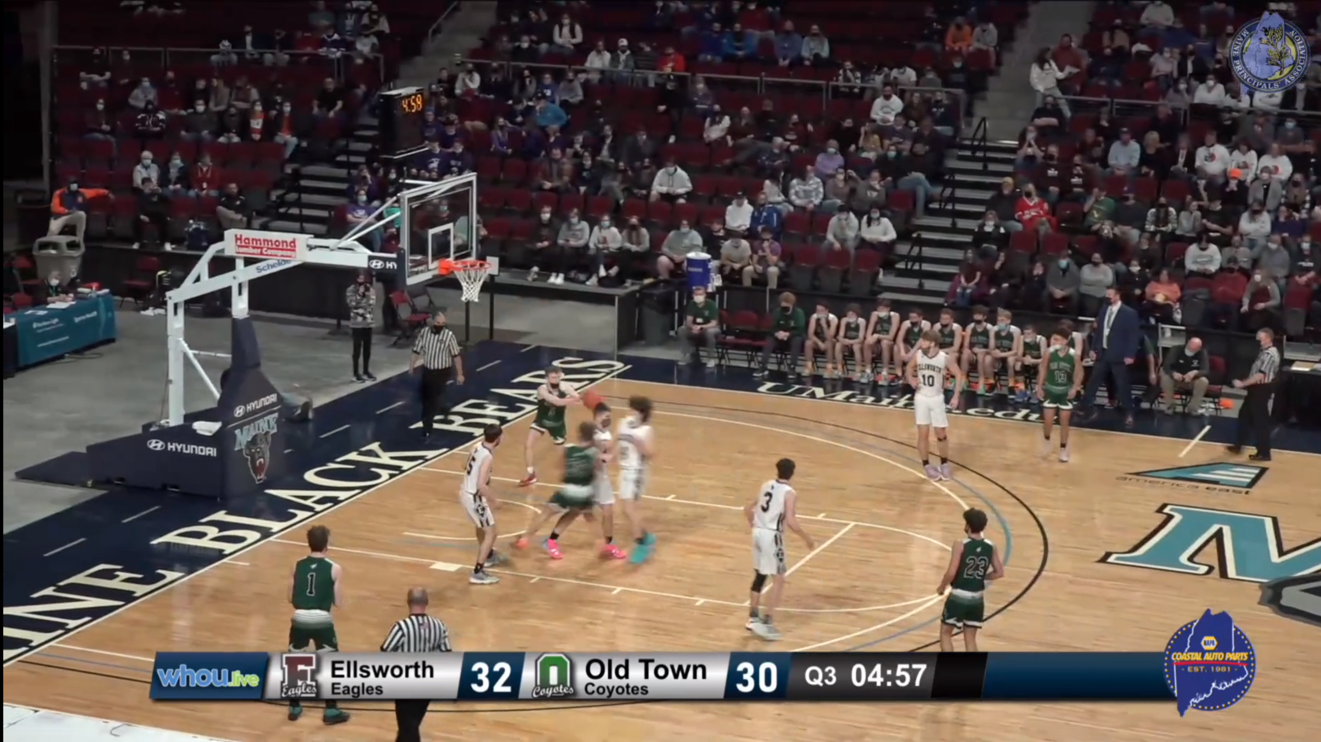 Bangor Old Town vs Ellsworth Boys B North Semifinal 2-23-22