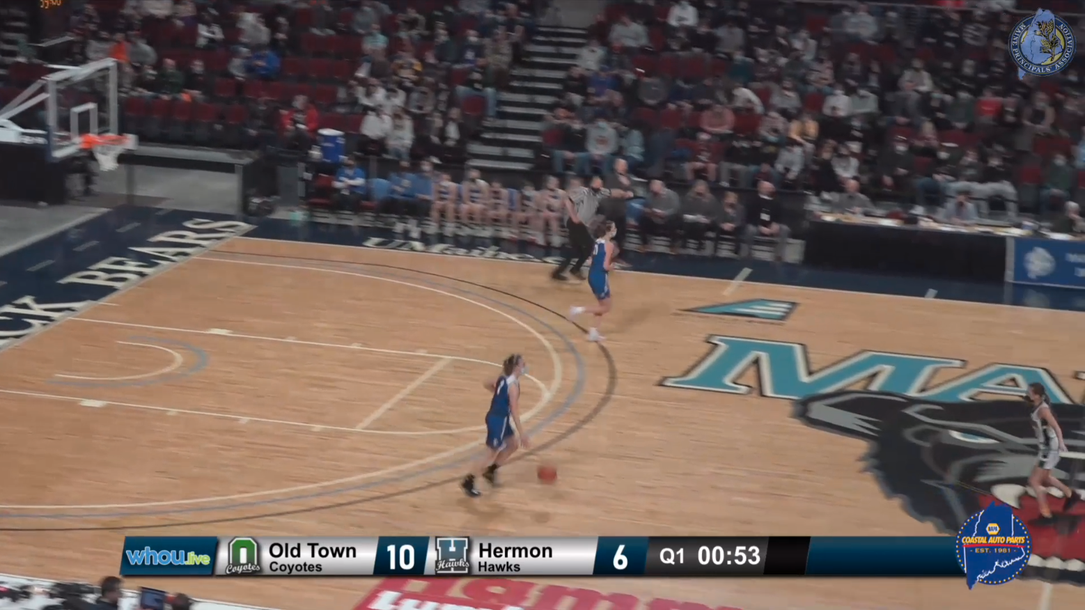 Bangor Hermon vs Old Town Girls B North Final 2-26-22