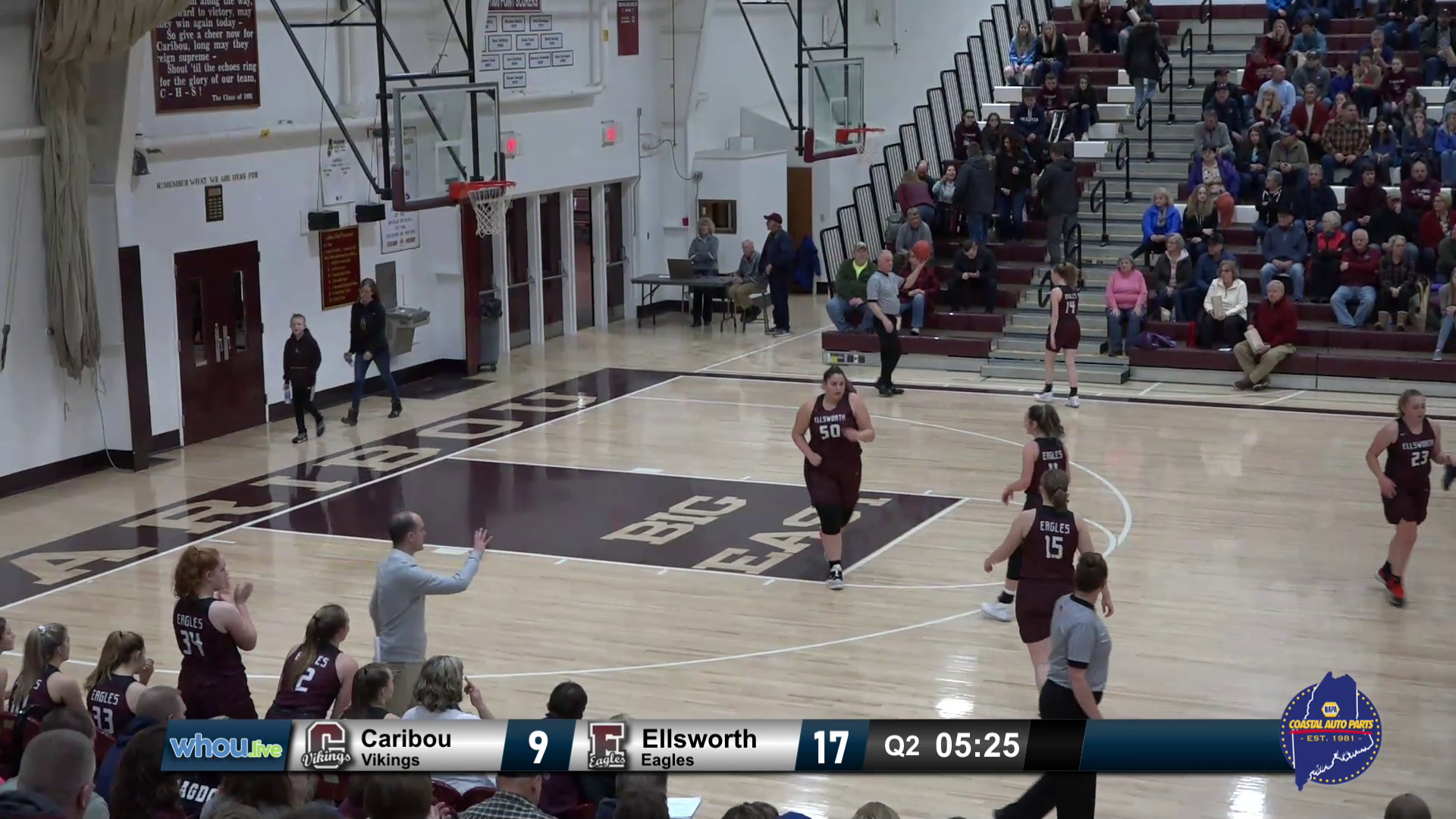 Ellsworth Girls at Caribou 01/01/20