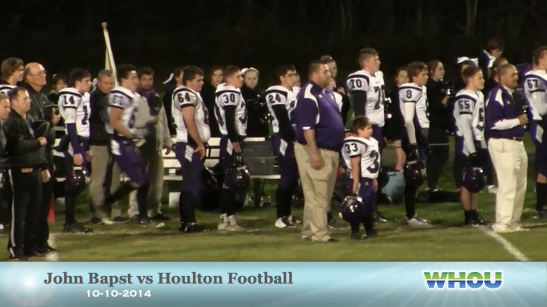 John Bapst at Houlton Football 10-10-2014