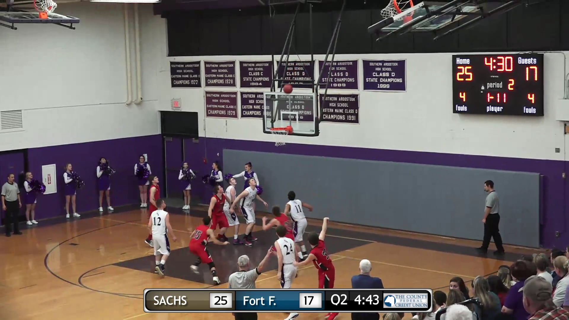 Fort Fairfield Boys at SACHS 12/19/16