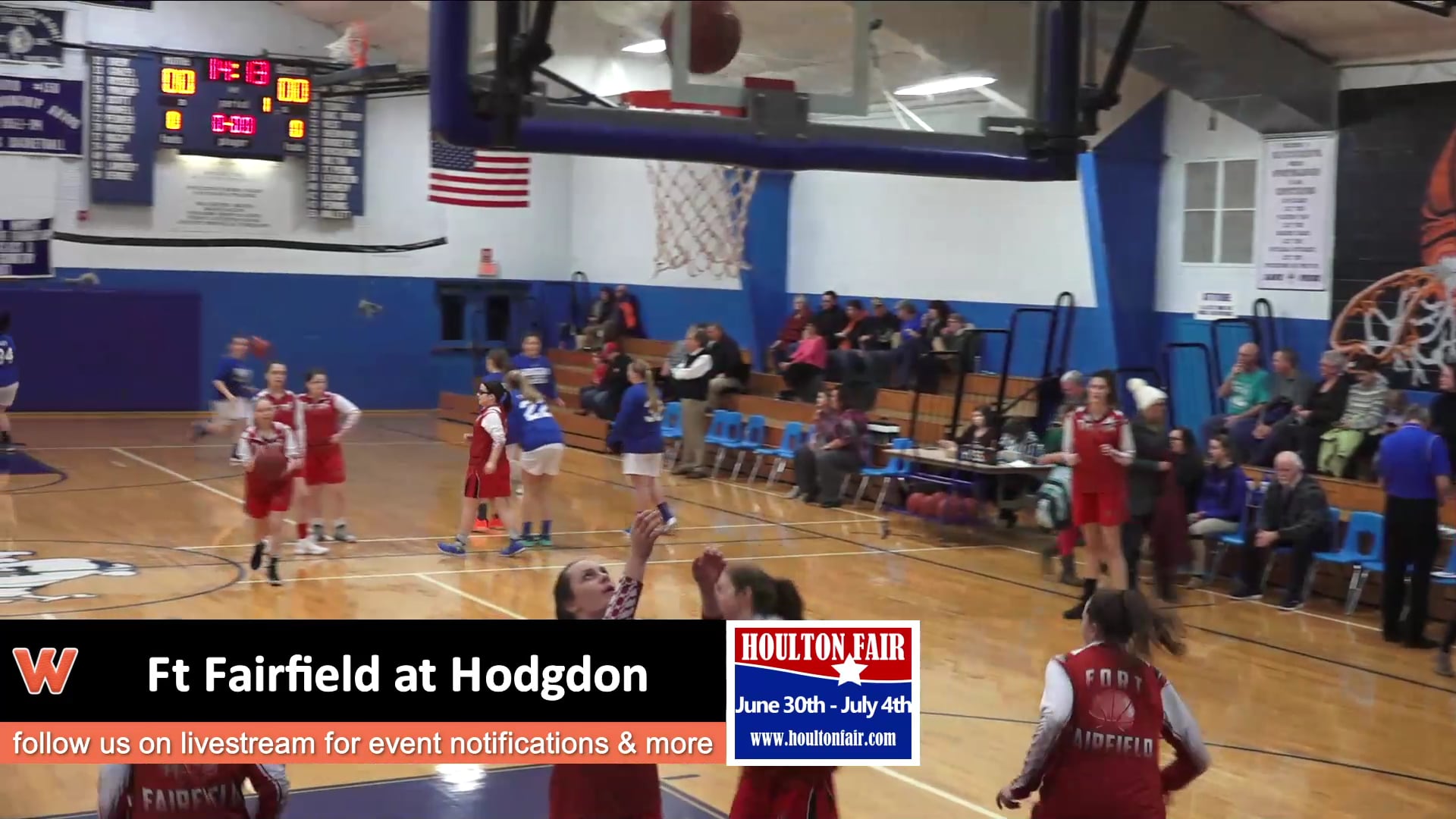 Ft Fairfield Girls at Hodgdon 1-9-18