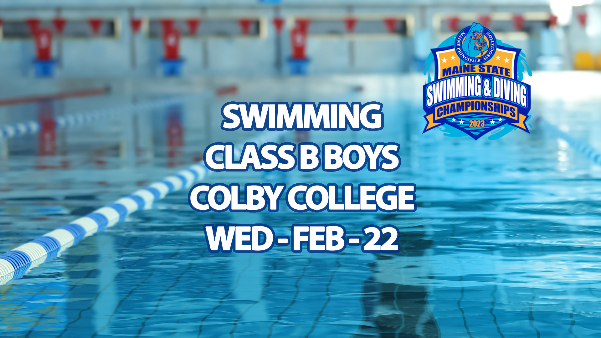 Class B Boys Swimming 2-22-23