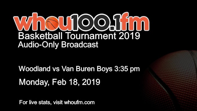 Woodland vs Van Buren Boys 3:35 pm