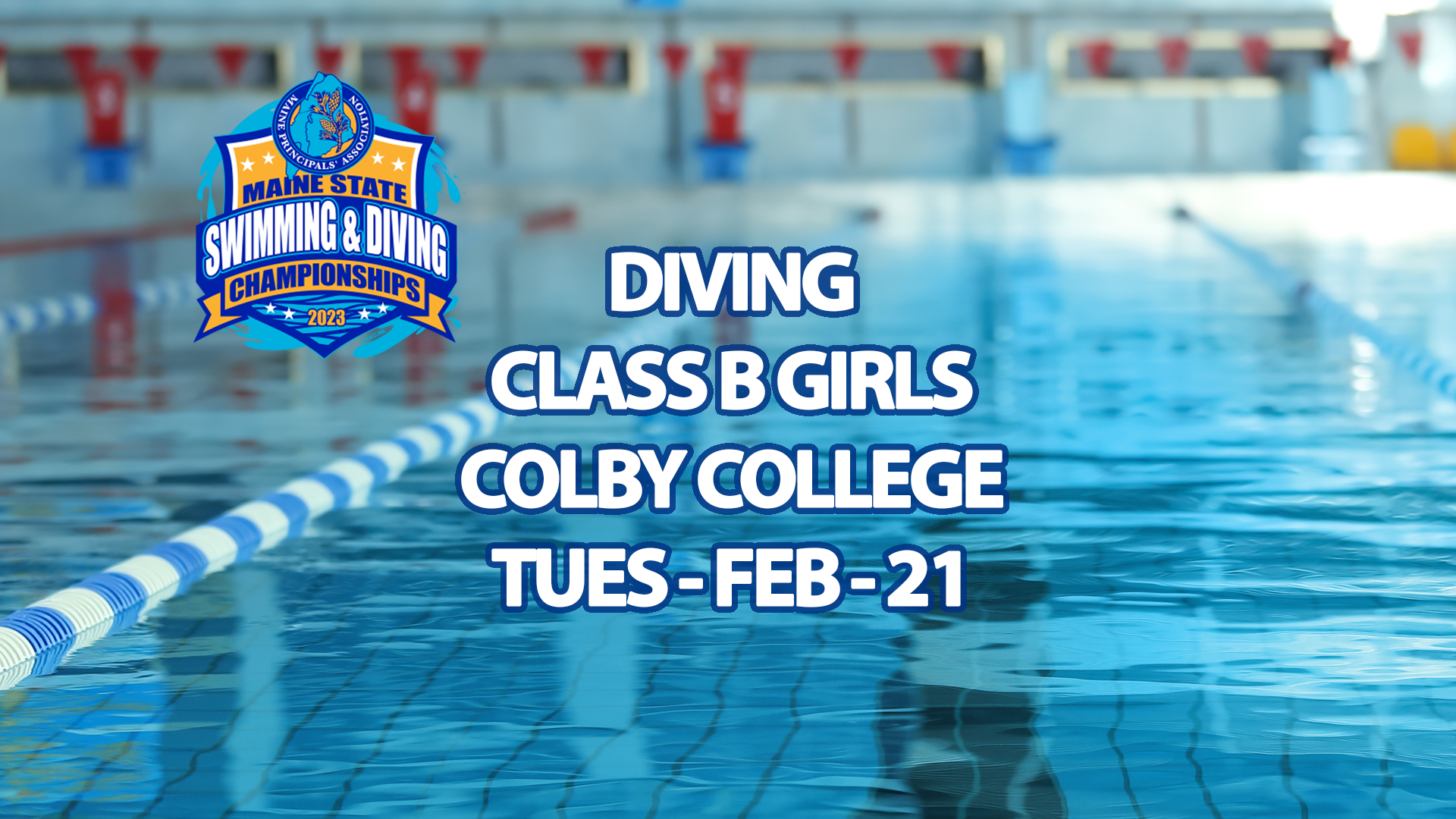 Class B Girls Diving  2-21-23