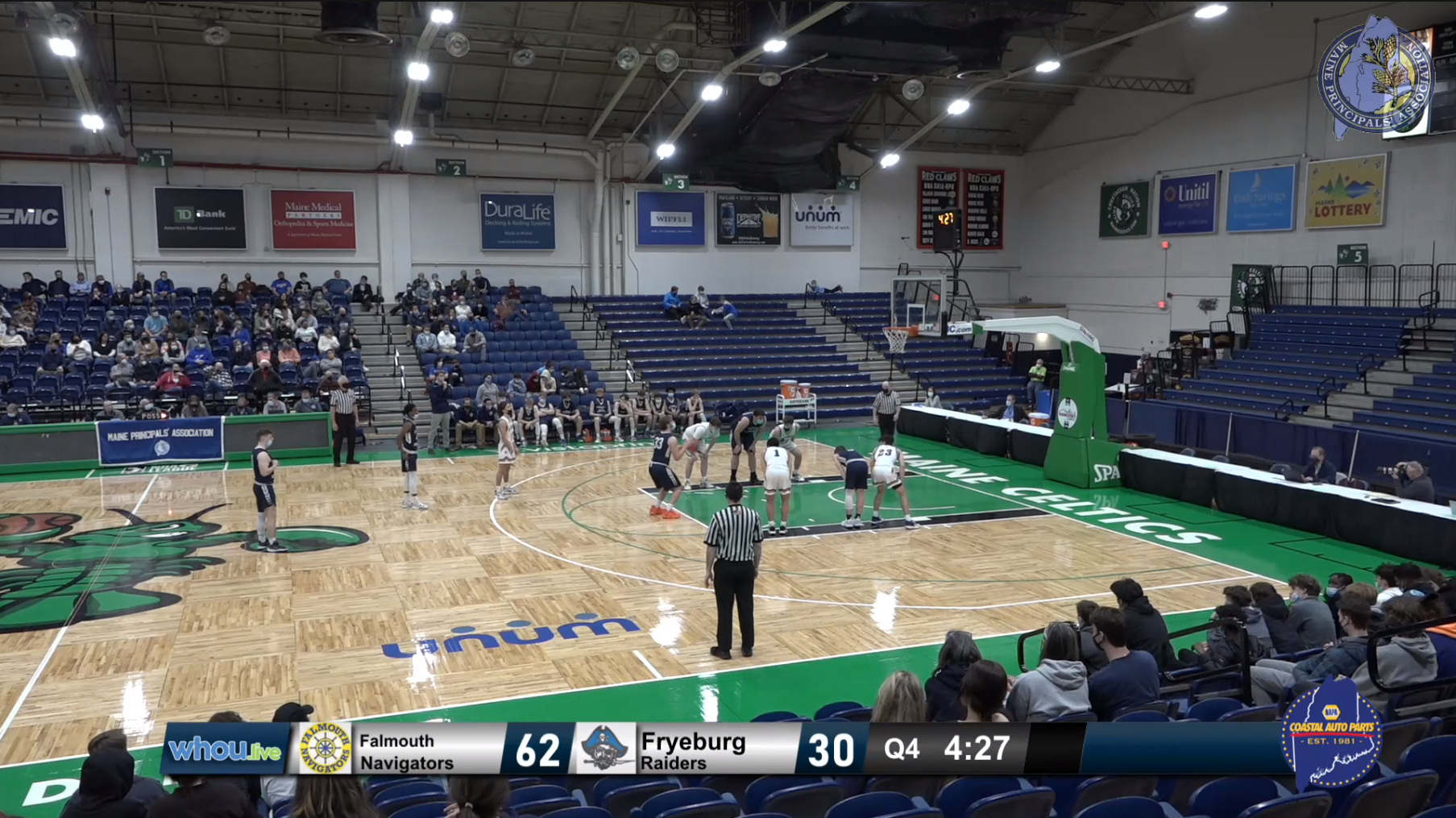 Portland Expo Fryeburg vs Falmouth Boys A South Semifinal 2-23-22