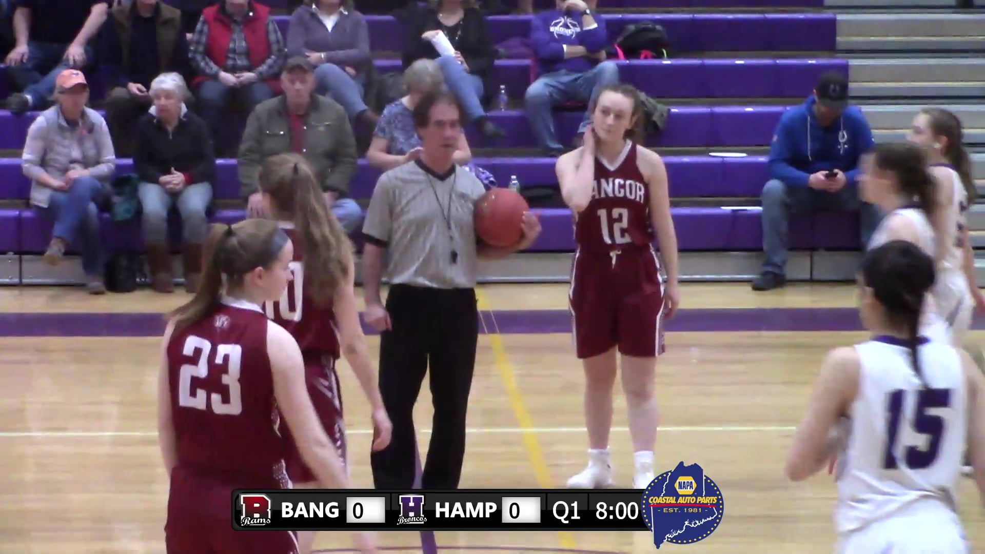 Bangor at Hampden Academy - Girls - 2/5/19