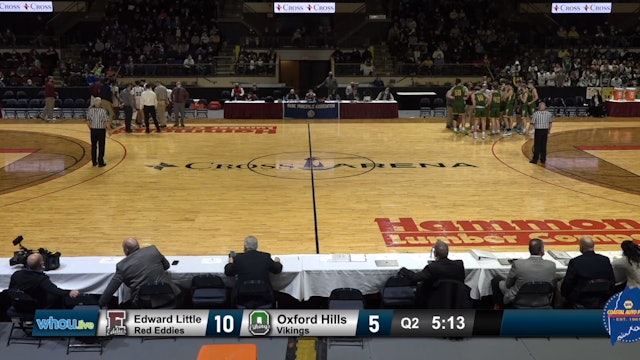 Portland Arena Oxford Hills vs Edward Little Boys AA North Final 2-26-22