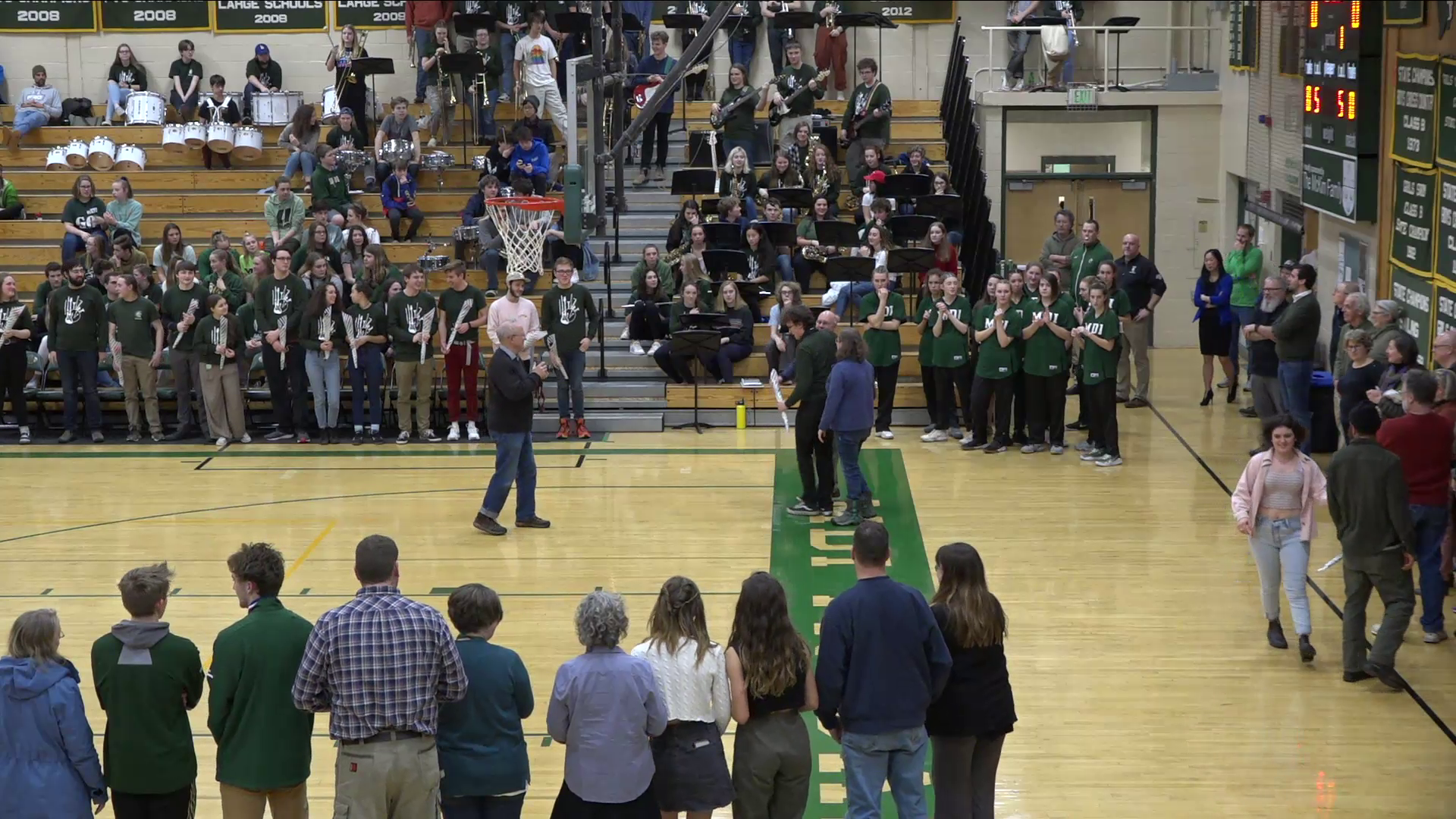 Ellsworth Girls at MDI 2/11/20