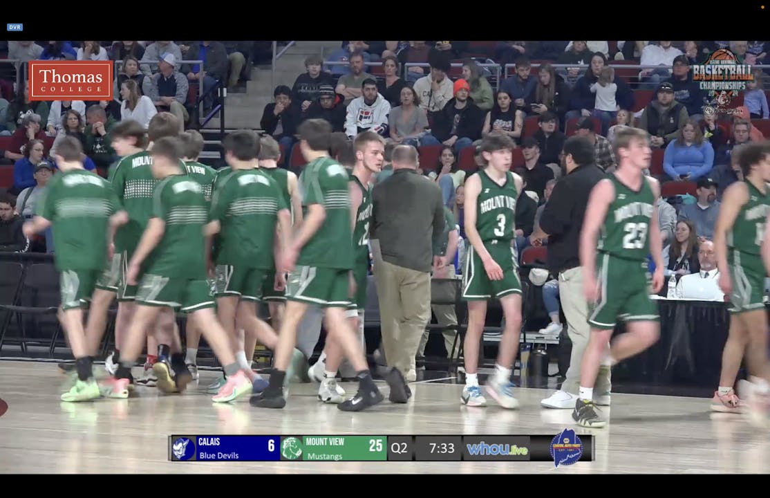 Mt View at Calais Boys Class C Basketball North Final 22424