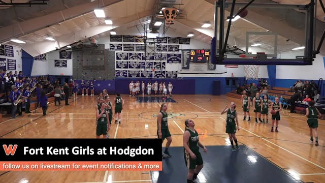 Fort Kent Girls at Hodgdon 1-3-17