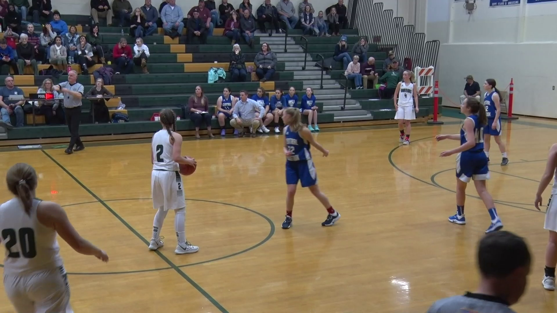 CAHS Girls at Fort Kent 12/30/19