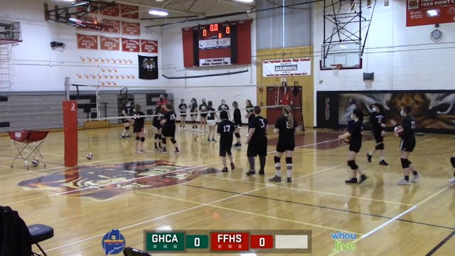 GHCA at Ft Fairfield Girls Volleyball...