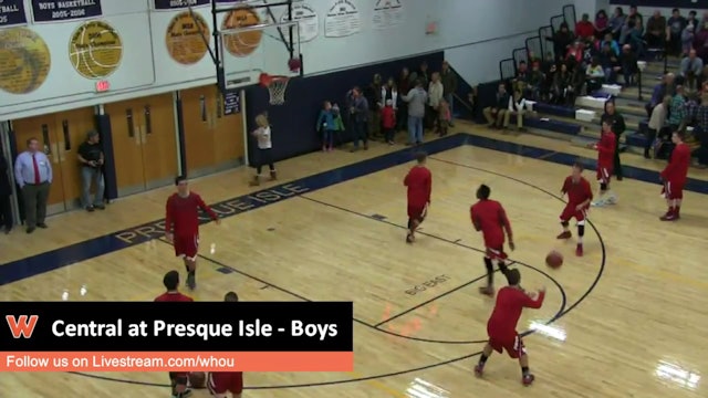 Presque Isle vs Central boys