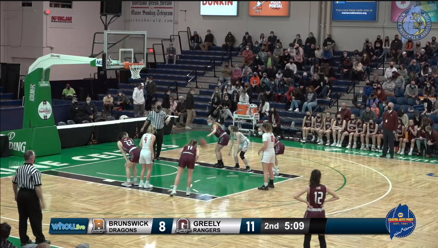 Portland Expo Greely vs Brunswick Girls A South Final 2-26-22