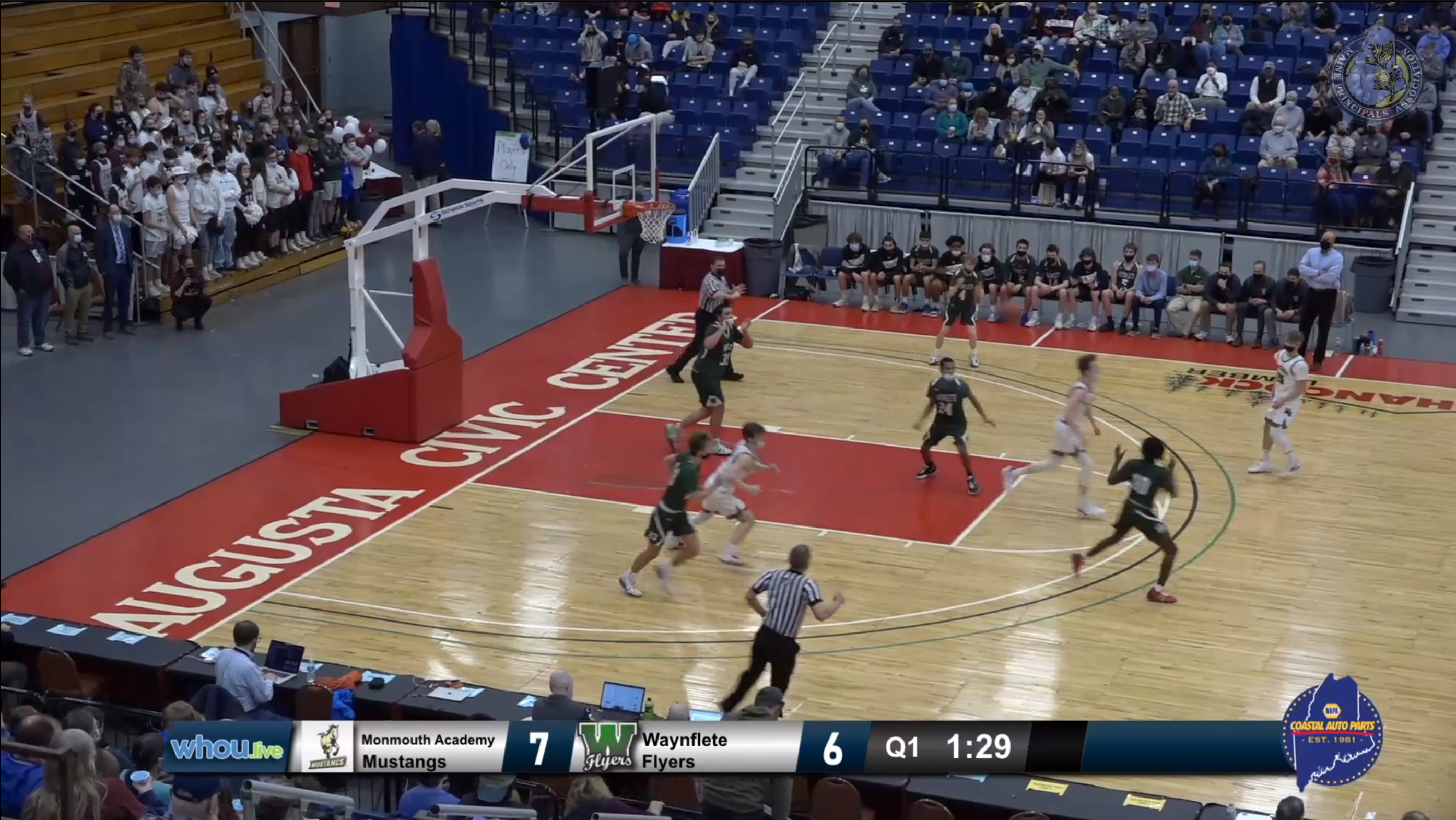 Augusta Waynflete vs Monmouth Academy Boys C South Semifinal 2-24-22