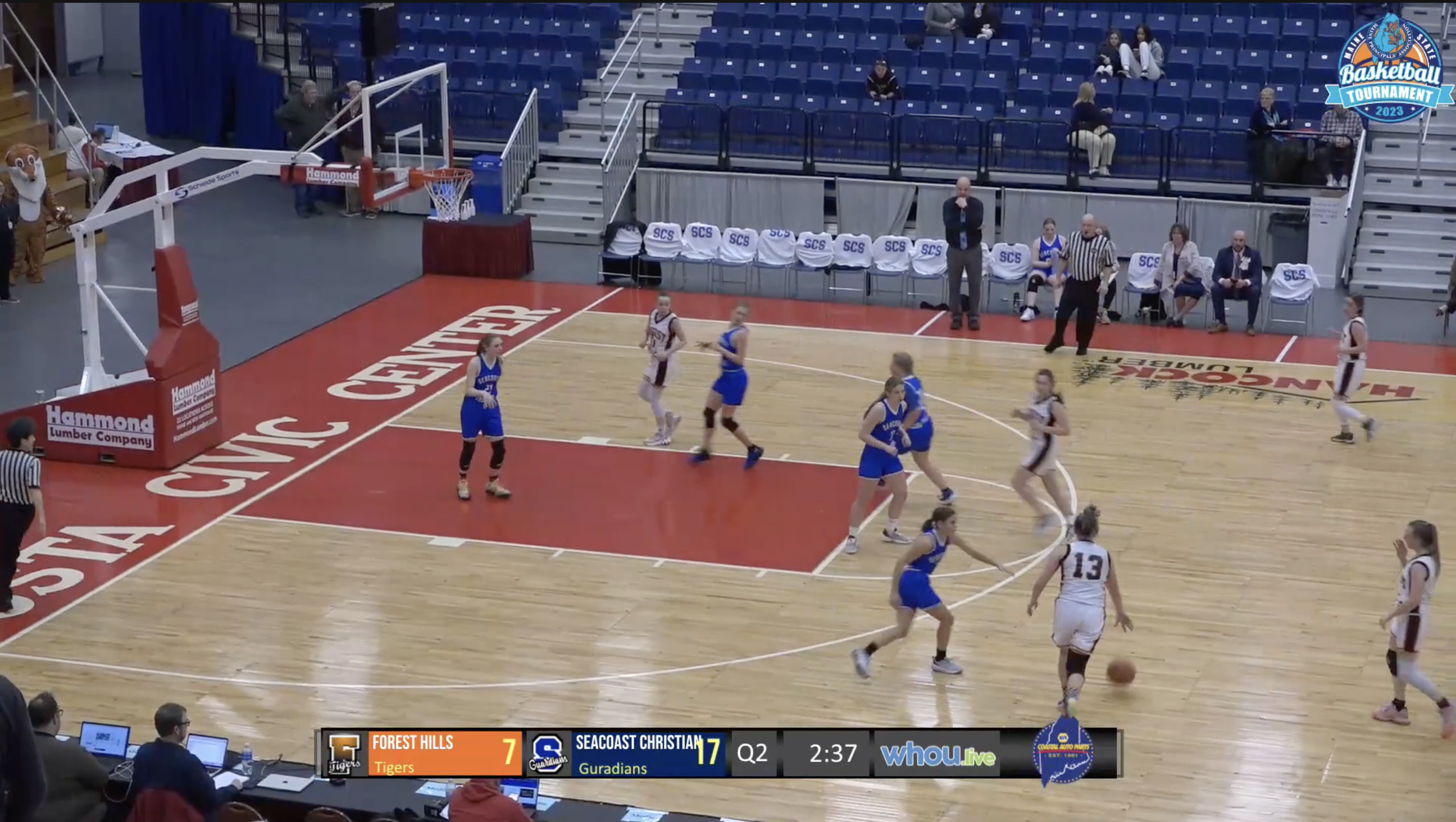 #2 Forest Hills vs #3 Seacoast Chr. Girls Class D Semi-Final South 2-22-23